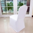 thumbnail image 5 of Christmas Clearance Banquet Hotel Chair Cover Home Elastic Chair Cover Bleached White Multi PC, 5 of 5