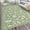 Gray Green, variant on ZACOO 5'x8' Floral Vine Outdoor Rug, Waterproof UV Resistant Patio Mat for Small Outdoor Space, Orange