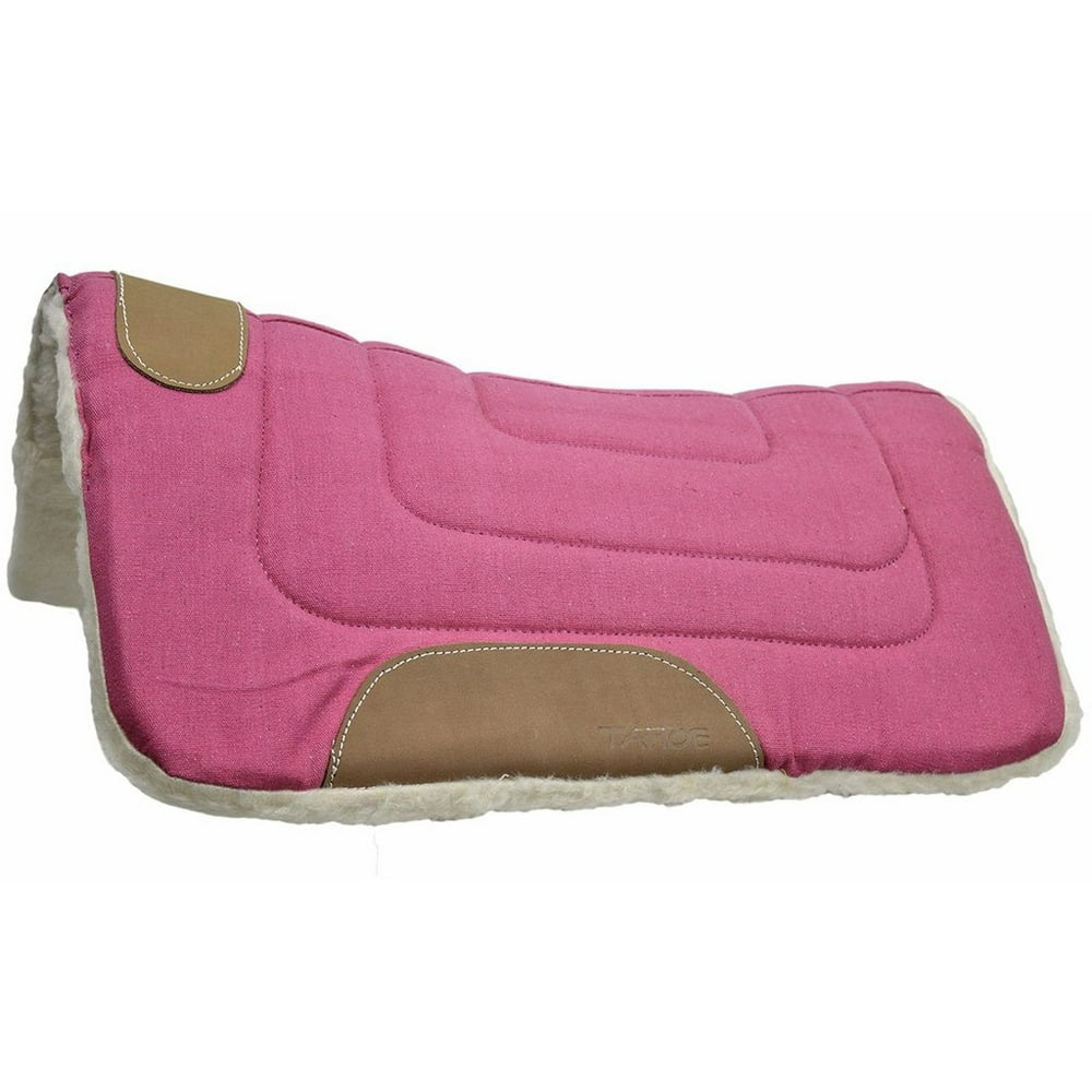 Pony Canvas Contour Cut Western Saddle Pads by Tahoe Tack Size 23" X