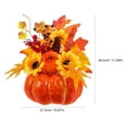 thumbnail image 2 of FRCOLOR Large Outdoor Plastic Pumpkin for Fall Halloween Thanksgiving Decoration Multi Color, 2 of 8