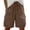 Coffee, variant on Summer Shorts for Women Cargo Hiking - Casual Bermuda with Pockets, 5-Inch Inseam, Drawstring Elastic Waist, Quick Dry Outdoor,Coffee 3XL