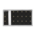 thumbnail image 2 of JIALIOU Nylon Trifold Card Wallet with ID Window Zipper Pocket for Men Women Teen Luxury Gold Stars Dot, 2 of 7