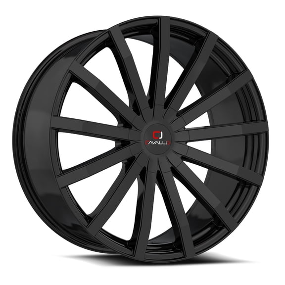 CAVALLO 18X8.0 5X100/5X114.3 35ET 74.1CB GLOSS BLACK