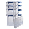 thumbnail image 1 of Bankers Box® Plastic Storage Box Bonus Pack 6 (1 x 18.5L 2 x 5.5L 1 x 10L & organizer tray), 1 of 8