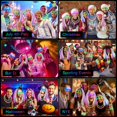 thumbnail image 3 of Suministros para fiestas OLUPP que brillan en la oscuridad, 264 unidades con gafas LED, 3 of 7