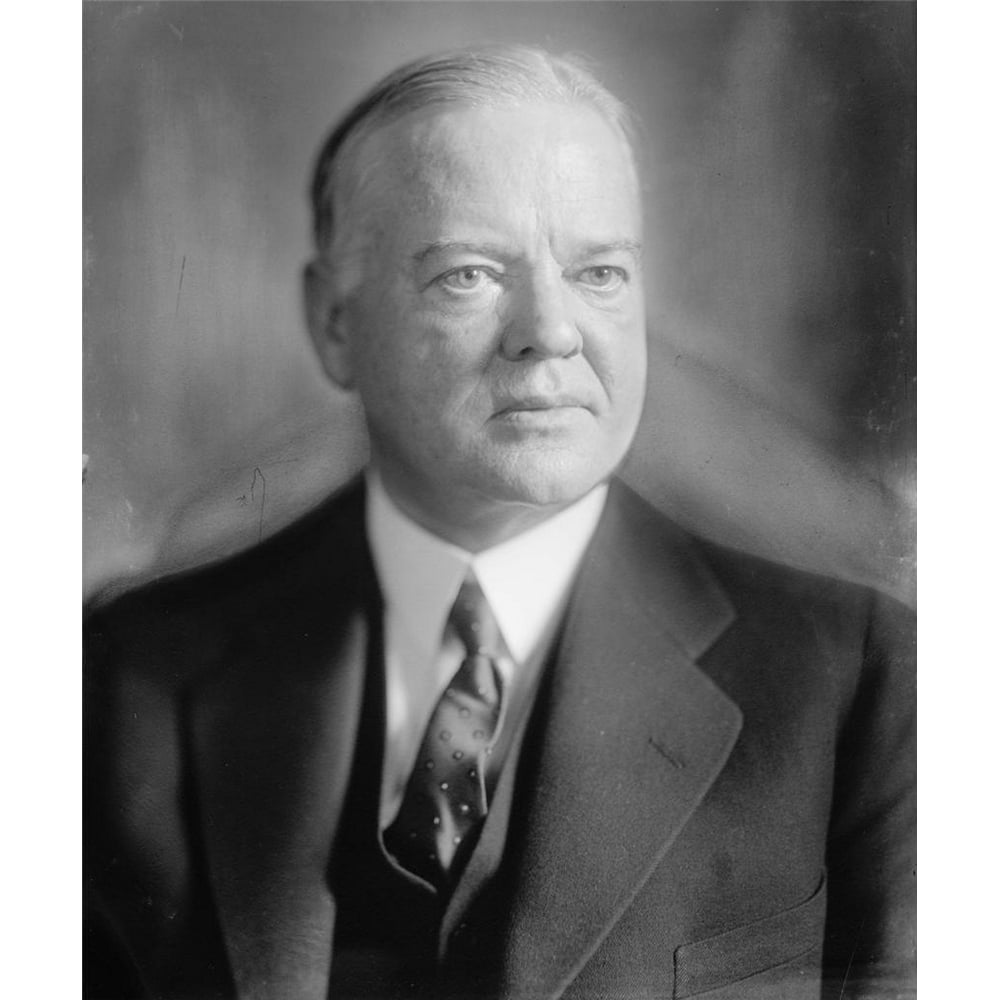 Herbert Hoover President Usa Republican Quaker12 Inch BY 18 Inch