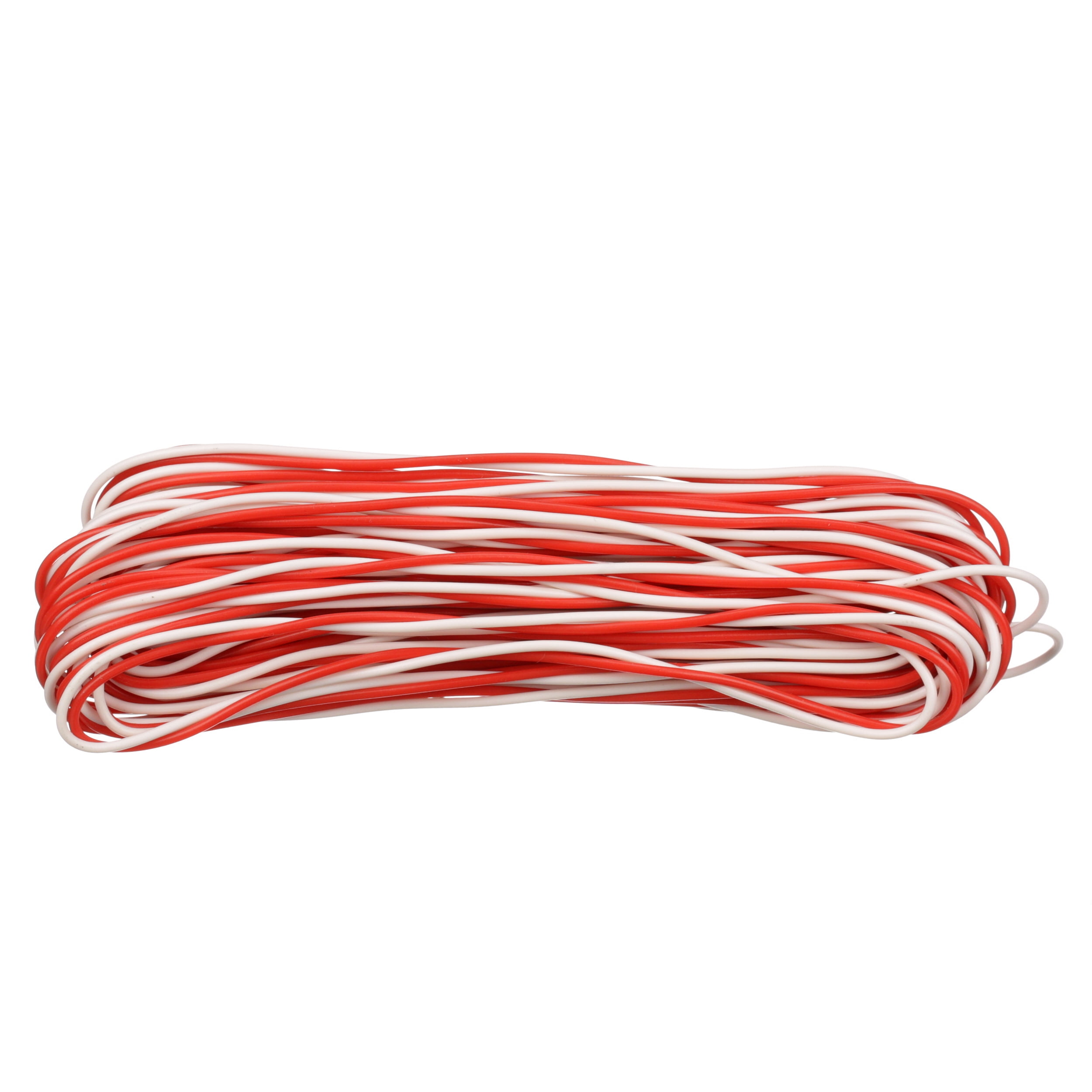 Woods 0452 Bell Wire, 25', Red And White 