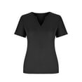 thumbnail image 3 of Viadha Summer Saving！Women's Cotton T-Shirt Short-Sleeve V-Neck Classic-Fit Casual Shirt Breathable Tee Summer Basic Tops, 3 of 5
