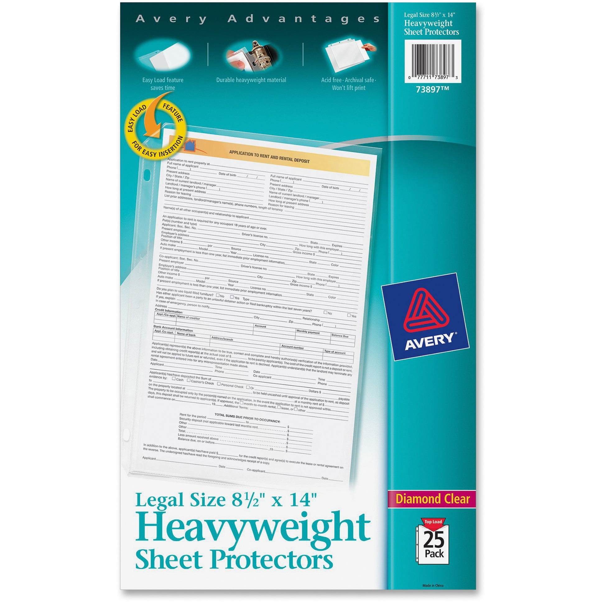Heavyweight Sheet Protectors Acidfree, Archivalsafe, Toploading