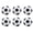 Color, variant on Table Football Replacement Balls Set 6-Pack 32mm Mini Soccer Balls Game Accessory 1.26 inch Diameter