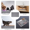 thumbnail image 6 of syligr Silicone Pet Food Mat with Raised Edges Splash Proof Waterproof Easy Clean Feeding Mat for Cats Dogs Kitchen Counter Drying Heat Insulation Mat 19x12 Inches Large, 6 of 6