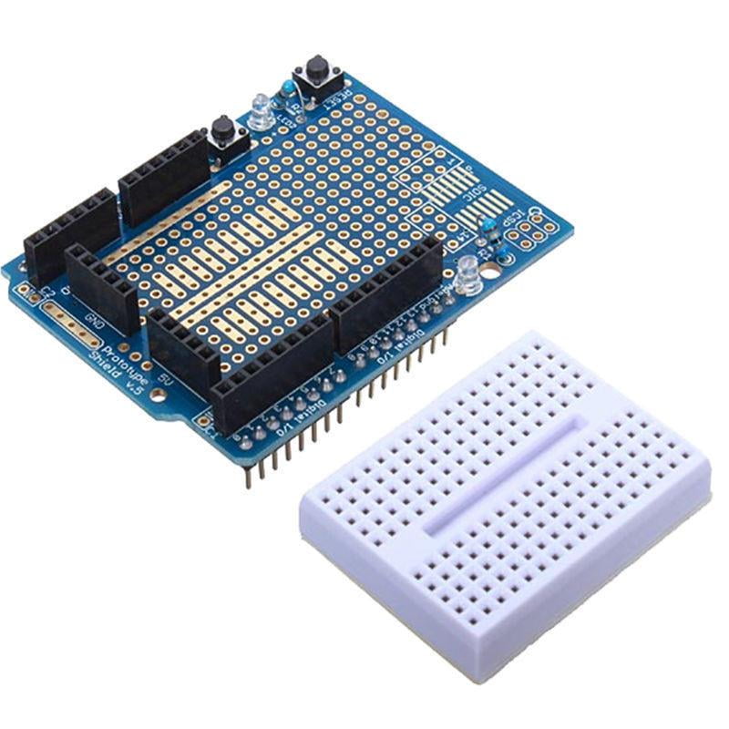 Макетная плата ардуино. Модуль protoshield uno. плата расширения для arduino uno. макетная плата ардуино уно. плата для прототипирования ардуино.