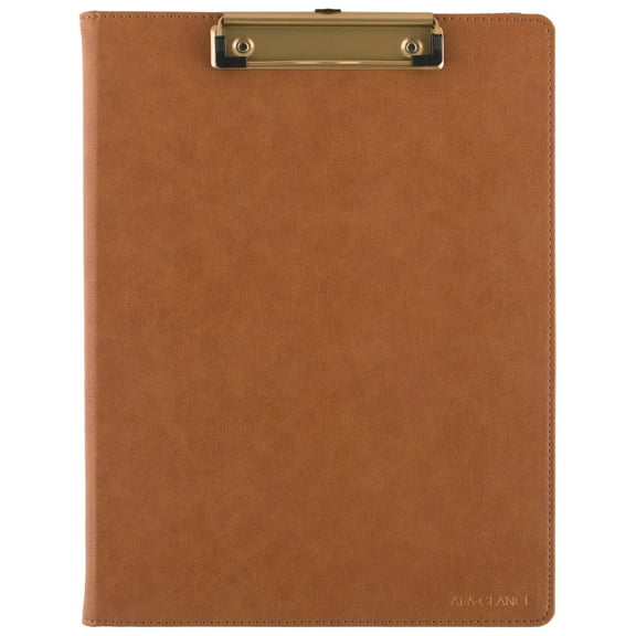 AT-A-GLANCE Signature Collection Clipboard with 2026 Monthly Planner Brown Large