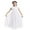 White, variant on iiniim Kids Girls Cami Figure Ice Skating Dress Sequins Gymnastic Ballet Latin Dance Leotard High-Low Hem Skirt