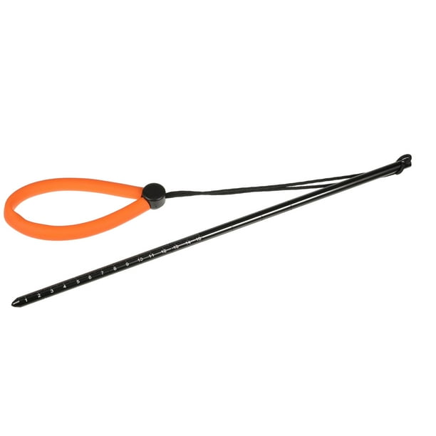 Sonducket Palo de buceo, correa de muñeca profesional firme, puntero de buceo, caña de buceo, deporte submarino, accesorios de esnórquel, amplia Deportes acuáticos Negro Sonducket OD030912-01B