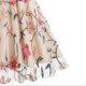 thumbnail image 5 of Vestido de Verano Sexy de la Moda de las Mujeres, Casual sin Mangas Cuello Redondo Impreso Vestido de Ruffle de Ajuste Delgado con Cinturón para la Fiesta Y el Uso Diario, 5 of 8