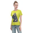 thumbnail image 4 of Women's Basic Short Sleeve T-Shirt Demon Slayer: Shitou Wuichiro, 4 of 6