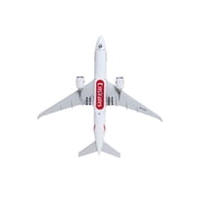 Boeing 777F Commercial Aircraft Emirates SkyCargo (A6-EFV) White with Striped Tail 1/400 Diecast Model by GeminiJets