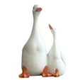 thumbnail image 2 of Resin Resin Statue Crafts Garden Figurines Figures Waterproof Christmas Gifts Art Duck Figurine Mother for Bedroom Patio Decoration , L 10X15cm, 2 of 9