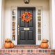 thumbnail image 1 of Guirnaldas de Halloween, decoraciones de Halloween, adornos de Halloween, corona de calabaza, corona de hojas de arce y girasoles, corona para fiestas navideñas, decoración para puerta de entrada, cor, 1 of 8