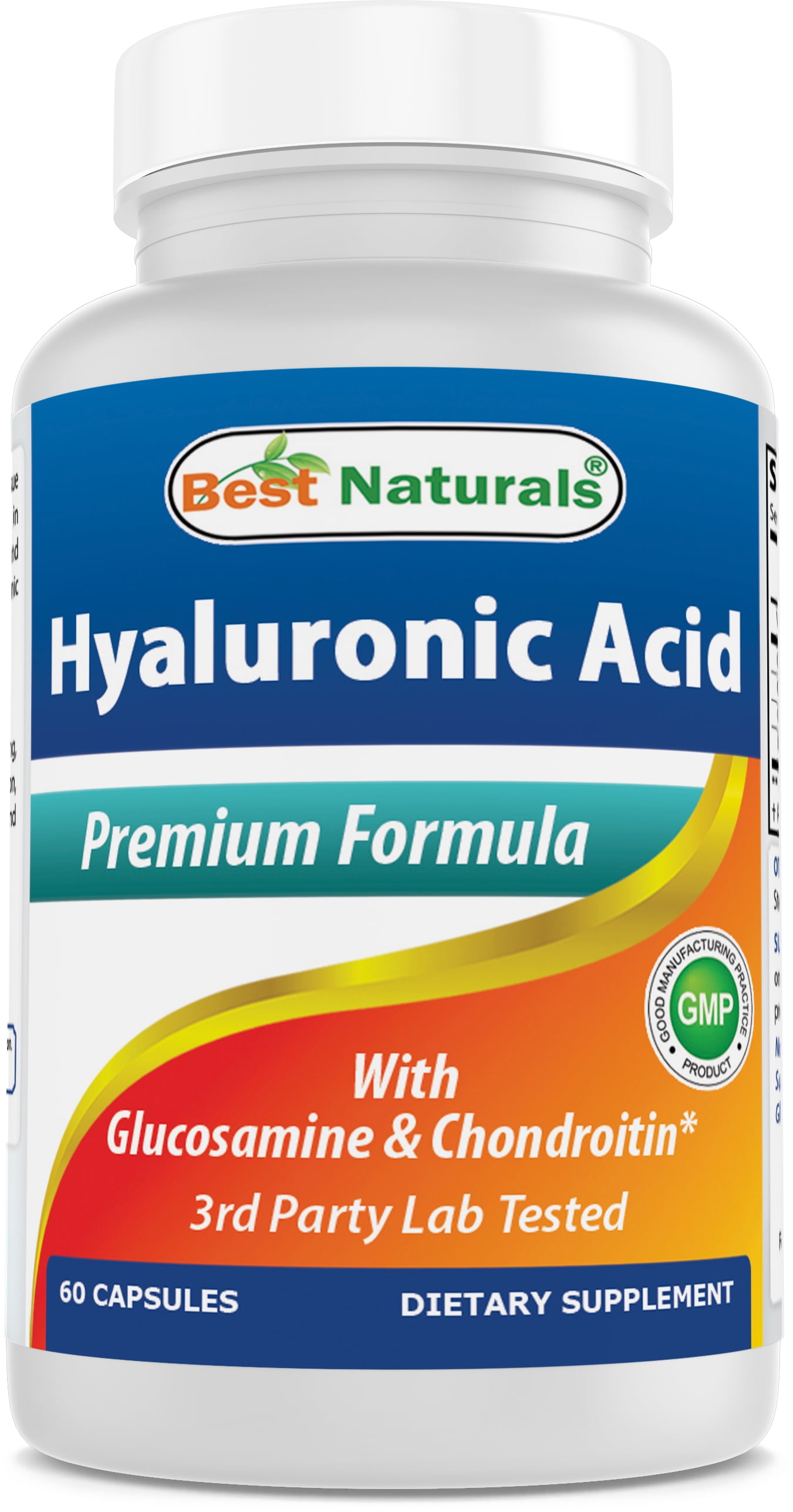 Best Naturals Hyaluronic Acid 100 mg 60 Capsules