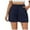 Blue, variant on Lovskoo 2024 Womens Summer Cute Shorts Casual Side Pockets High Waist Shorts with Back Elastic Waist Hot Pink