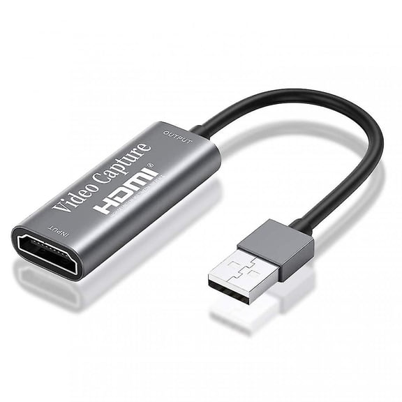 Enhanced Hdmi Capture Card Usb 2.0 Audio And Video Capture Card Usb To Hdmi Hd 4k 1080p 30fps Video Recording Audio Capture Game Capture Ca