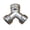 Silver, variant on Pneumatic ball water pipe joint accessories