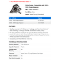 thumbnail image 2 of Water Pump - Compatible with 2005 - 2008 Dodge Magnum 2006 2007, 2 of 2