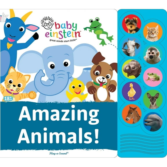 Pre-Owned Baby Einstein: Amazing Animals! Sound Book: - [With Battery] (Board book) 1450830811 9781450830812