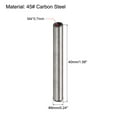 thumbnail image 2 of M4 Internal Thread Dowel Pin 10 Pack 6x40mm Chamfering Flat Carbon Steel Cylindrical Pin, 2 of 5