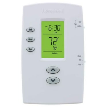 Honeywell Pro 1000 Heat Pump Thermostat, Vertical, Non-Programmable