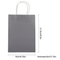 thumbnail image 3 of QIILU Kraft Paper With Handle, Kraft Paper for Wedding,25 PCS Gift Bag Kraft Paper for Wedding Candy Favor Bag With Handle, 3 of 8