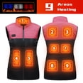 thumbnail image 2 of Chaleco autocalentable de 9 áreas, chaqueta térmica para hombre y mujer, chaqueta térmica con USB, ropa cálida para pescar en invierno, 2 of 5