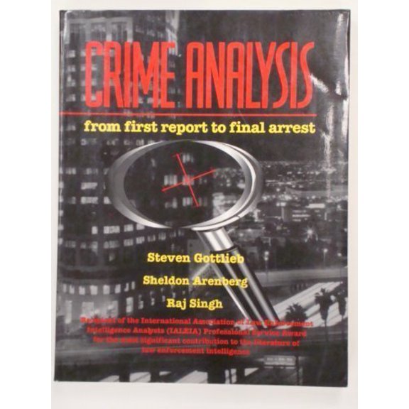 Pre-Owned Crime analysis: From first report to final arrest, 9780963477309, 0963477307, Paperback,