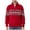 #156-Red, variant on Donemore Men's Knitted Sweater Loose Fit Stretch Half-Zip Stand Collar Christmas Deer Jacquard Pullover Long Sleeve Casual Top
