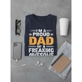 thumbnail image 3 of Dad Of An Awesome Physician T-Shirt Men -Image by Shutterstock, Male x-Large, 3 of 4