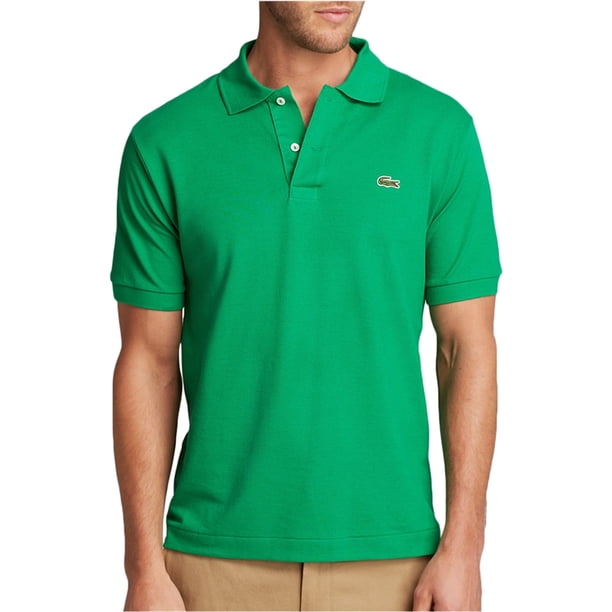 Lacoste Classic Pique Rugby Polo para hombre, verde, grande