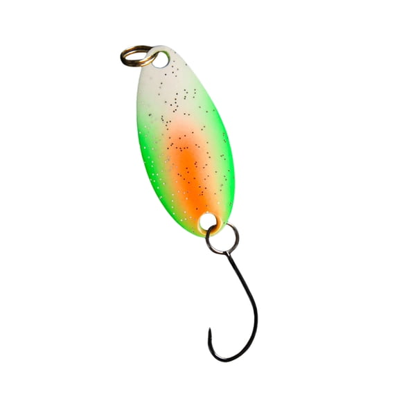 Glow Spoons Lures Saltwater Fishing Tackle Metal Baits Underwater Artificial Baits Glow Fishing Baits with Hook