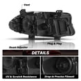 thumbnail image 4 of Left & Right Side For 2022 2023 Dodge Charger Halogen SwitchBack LED DRL Pair  Headlights, 4 of 6