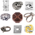 thumbnail image 3 of Rompecabezas mágico Asahi de aleación de zinc con cerradura de desbloqueo, rompecabezas de aleación mágica, juguete con cerradura inteligente de nueve cadenas, 3 of 5