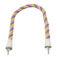 thumbnail image 3 of Colorful Bird Rope Perch Fun Swing And Climbing Cotton Rope Bird Toys Suitable For Parakeets Bird Rope Perch Fun ParakeetsRope Swing Perch Colorful Swing Climbing Cotton Rope, 3 of 8