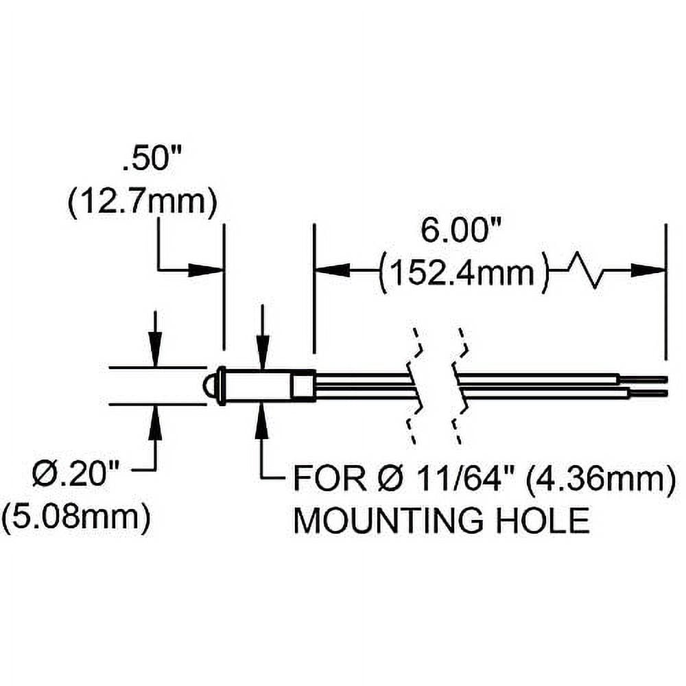 Blue Sea 8172 Green LED Indicator Light