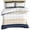 beige, variant on 3 Piece Pink Striped Duvet Cover Set California King,Microfiber Comforter/Quilt Cover with Corner Ties and 2 Pillowcases,Multicolor Grey White Horizontal Stripes Soft Bedding with Zipper Closure