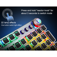 thumbnail image 4 of Teclado mecánico Real, juego de teclado de eje verde, ordenador portátil de escritorio, teclado con cable de oficina para ordenador portátil, juegos de PC Xemadio 2033390-2, 4 of 9