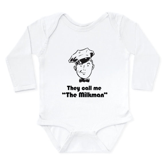 CafePress - They Call Me The Milkman Vint Infant Bodysuit Body - Long Sleeve Cotton Baby Bodysuit