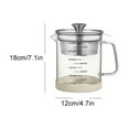 thumbnail image 3 of fastboy Juice Filtration Tank With Glass Tea Strainer Stainless Steel Filtered Tea Jug For Ultrafine Mesh 1200ML, 3 of 6