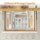 thumbnail image 2 of Organizador de cajones para cubiertos Lifewit, ampliable, blanco, grande, 2 of 9
