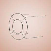 BESTOYARD 2Pcs Sturdy Stainless Steel Round Cake Stand Steaming Rack for Baking