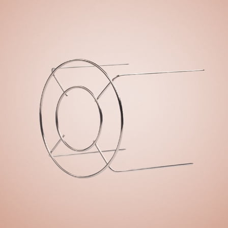 BESTOYARD 2Pcs Sturdy Stainless Steel Round Cake Stand Steaming Rack for Baking